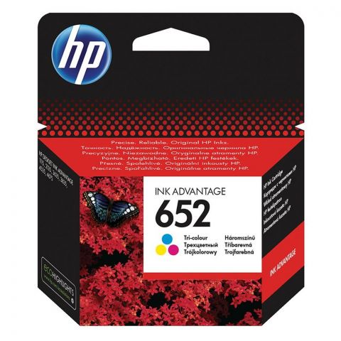 Hp F6V24AE Color Inkjet Cartridge  652C