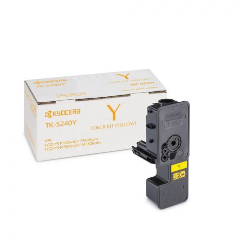 Kyocera 1T02R7ANLO Yellow Laser Toner  TK-5240Y