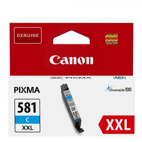 Canon 1995C001 Cyan Inkjet Cartridge  CLI-581XXL