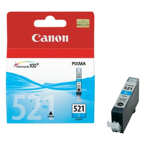 Canon 2934B001 Cyan Inkjet Cartridge  CLI-521 