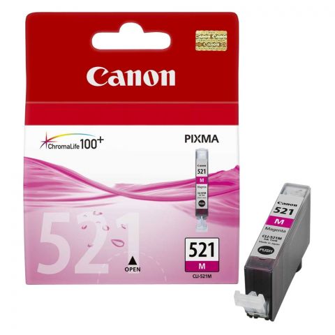 Canon 2935B001 Magenta Inkjet Cartridge  CLI-521 