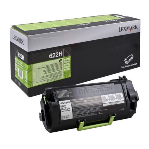 Lexmark 62D2H00 Black  Laser Toner  622H