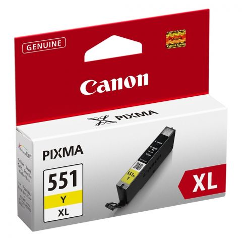Canon 6446B001 Yellow Inkjet Cartridge  CLI-551XL 