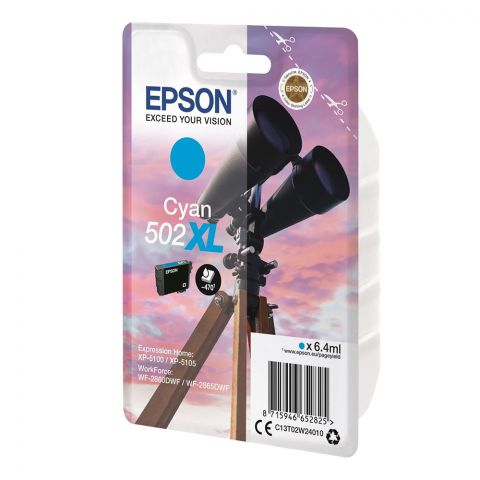 Epson C13T02W24010 Cyan Inkjet Cartridge  502XL