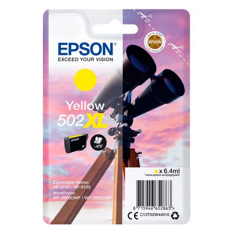Epson C13T02W44010 Yellow Inkjet Cartridge  502XL