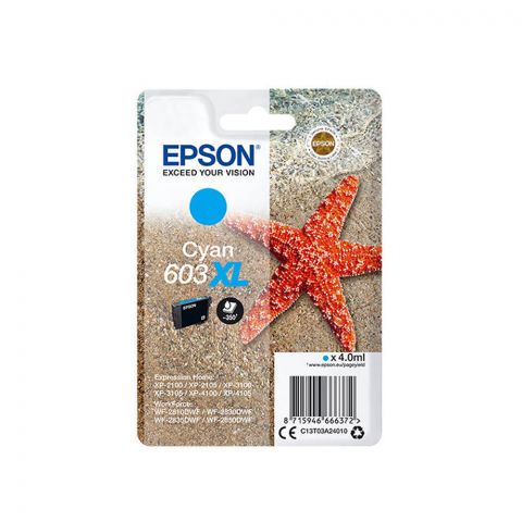 Epson C13T03A24010 Cyan Inkjet Cartridge  603XL