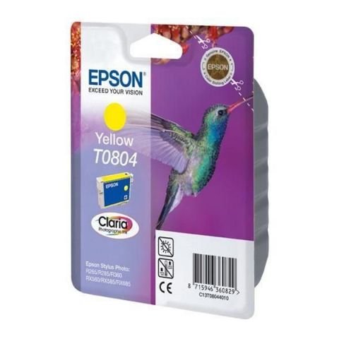 Epson C13T08044011 Yellow Inkjet Cartridge  T0804 