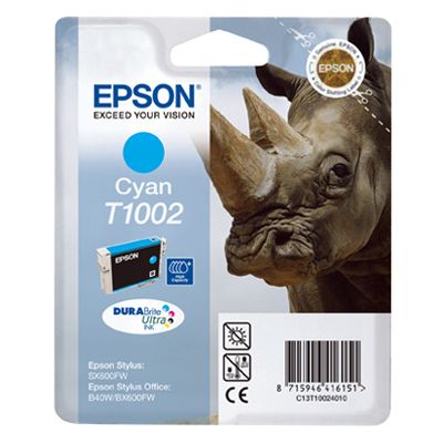 Epson C13T10024010 Cyan Inkjet Cartridge  T01002 