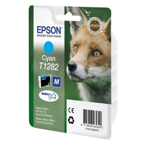 Epson C13T12824012 Cyan Inkjet Cartridge  T01282 