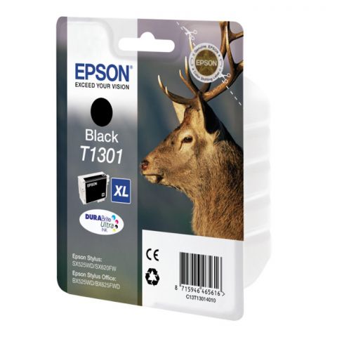 Epson C13T13014012 Black  Inkjet Cartridge  T01301 