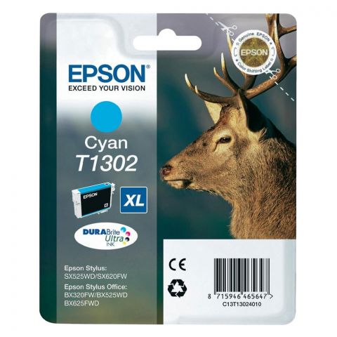 Epson C13T13024012 Cyan Inkjet Cartridge  T01302 