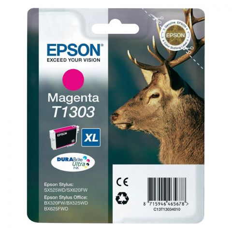 Epson C13T13034012 Magenta Inkjet Cartridge  T01303 