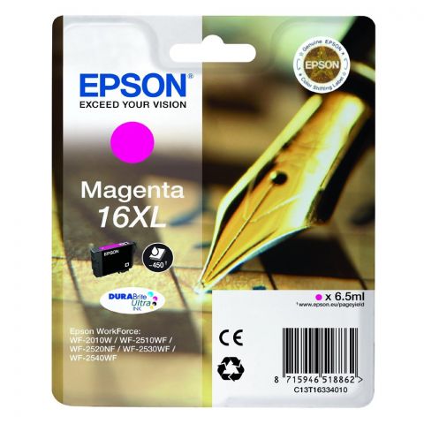 Epson C13T16334012 Magenta Inkjet Cartridge  T01633 