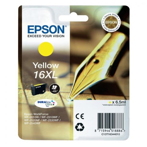 Epson C13T16344012 Yellow Inkjet Cartridge  T01634 