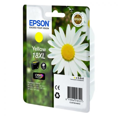 Epson C13T18144012 Yellow Inkjet Cartridge  T01814 