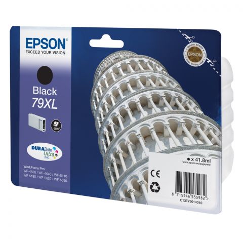 Epson C13T79014010 Black  Inkjet Cartridge  T7901XL