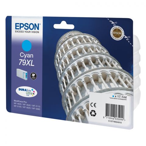 Epson C13T79024010 Cyan Inkjet Cartridge  T7902XL