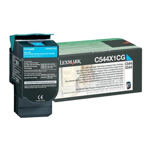 Lexmark C544X1CG Cyan Laser Toner  C544X1