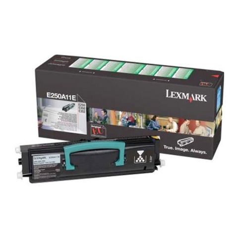 Lexmark E250A11E Black  Laser Toner  E250A11E