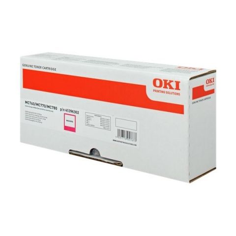 OKI MC760/70/80 TONER MAGENTA 6K (45396302) (OKI-MC760-M)