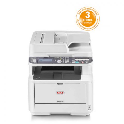OKI MB472DNW Laser Multifunction Printer (OKIMB472DNW) (45762102)