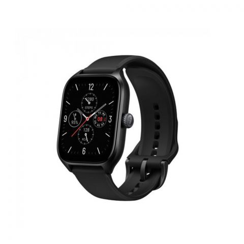 Amazfit GTS 4 Aluminium 43mm Αδιάβροχο Smartwatch με Παλμογράφο (Infinite Black) (A2168BK)