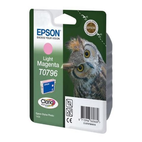 Epson Μελάνι Inkjet T0796 Light Magenta (C13T07964010) (EPST079640)