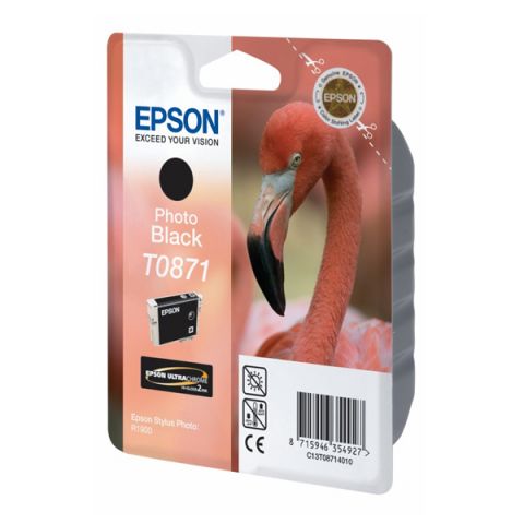 Epson Μελάνι Inkjet T0871 Photo Black (C13T08714010) (EPST087140)