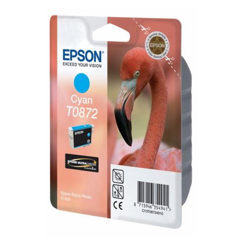 Epson Μελάνι Inkjet T0872 Cyan (C13T08724010) (EPST087240)