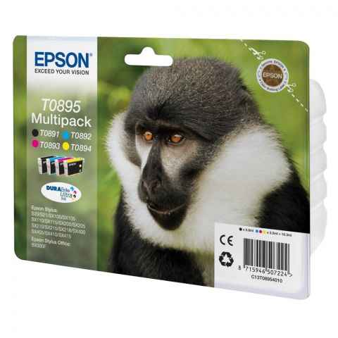 Epson Μελάνι Inkjet T0895 Multipack (C13T08954010) (EPST089540)