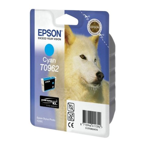 Epson Μελάνι Inkjet T0962 Cyan (C13T09624010) (EPST096240)