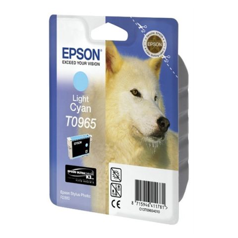 Epson Μελάνι Inkjet T0965 Light Cyan (C13T09654010) (EPST096540)