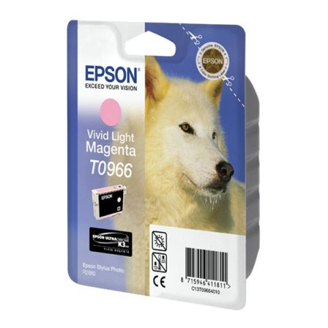 Epson Μελάνι Inkjet T0966 Light Magenta (C13T09664010) (EPST096640)