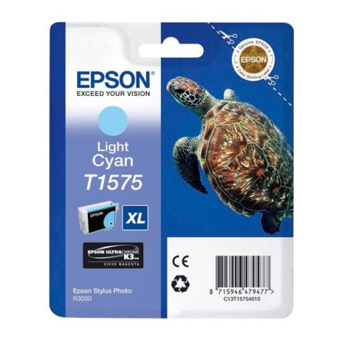 Epson Μελάνι Inkjet T1575 XL Light Cyan  (T15754010) (EPST157540)