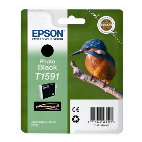 Epson Μελάνι Inkjet T1591 Photo Black (T15914010) (EPST159140)