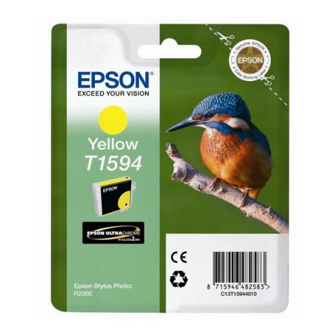 Epson Μελάνι Inkjet T1594 Yellow (T15944010) (EPST159440)