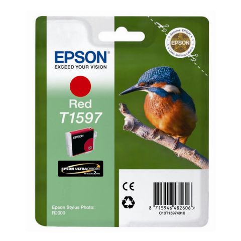 Epson Μελάνι Inkjet T1597 Red (T15974010) (EPST159740)