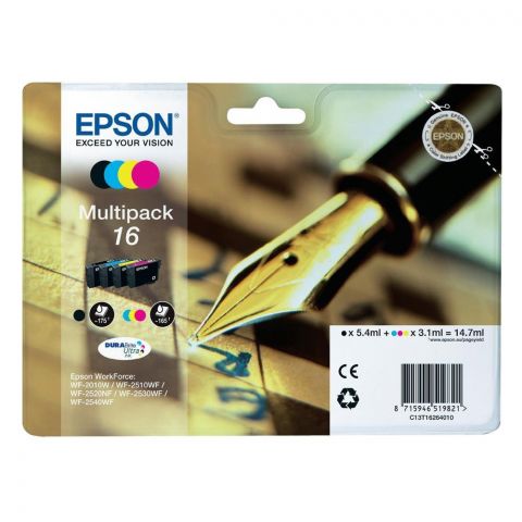 Epson Μελάνι Inkjet No.16 Multipack (C13T16264012) (EPST162640)