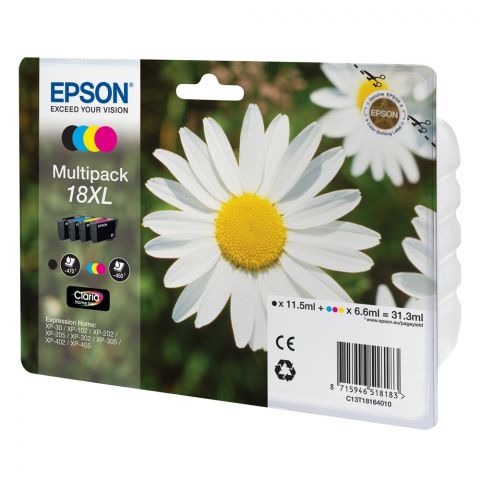 Epson Μελάνι Inkjet No.18 XL Multipack (C13T18164012) (EPST181640)