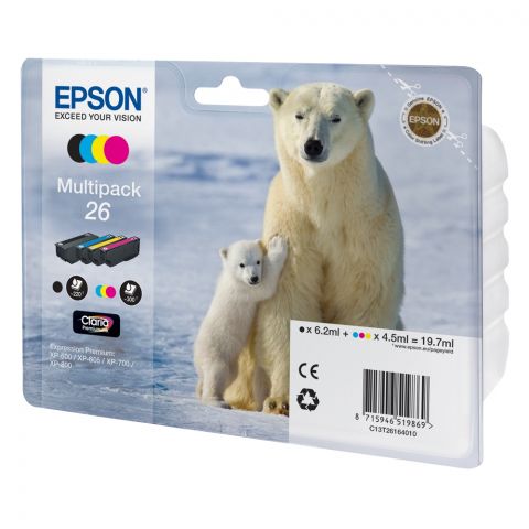 Epson Μελάνι Inkjet No.26 Multipack (C13T26164010) (EPST261640)