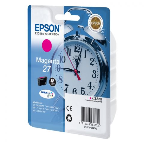 Epson Μελάνι Inkjet Series 27 Magenta (C13T27034012) (EPST270340)