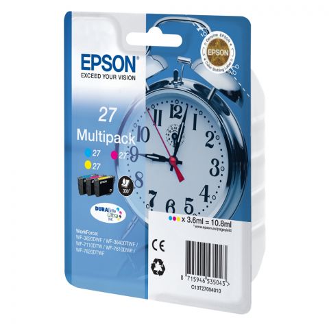 Epson Μελάνι Inkjet Series 27 Multipack 3-color C13T27054012) (EPST270540)