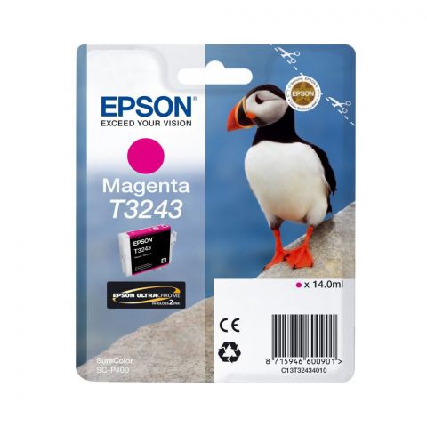 Epson Μελάνι Inkjet T3243 Magenta (C13T32434010) (EPST324340)