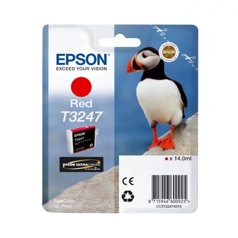 Epson Μελάνι Inkjet T3247 Red (C13T32474010) (EPST324740)