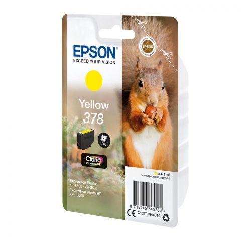 Epson Μελάνι Inkjet 378 Yellow (C13T37844010) (EPST378440)