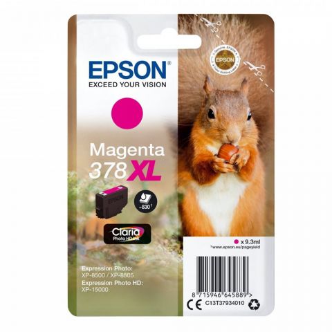 Epson Μελάνι Inkjet 378XL Magenta (C13T37934010) (EPST379340)