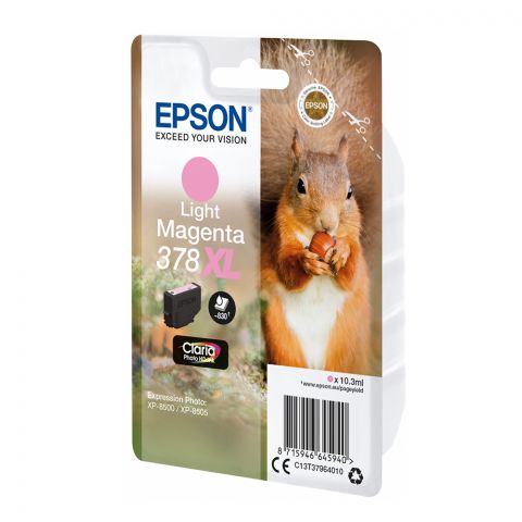 Epson Μελάνι Inkjet 378XL Light Magenta (C13T37964010) (EPST379640)