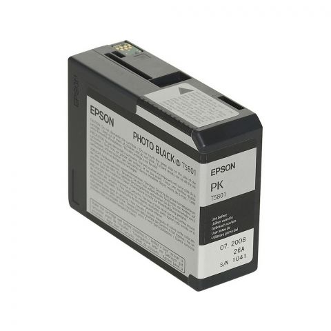Epson Μελάνι Inkjet T5801 Black (C13T580100) (EPST580100)