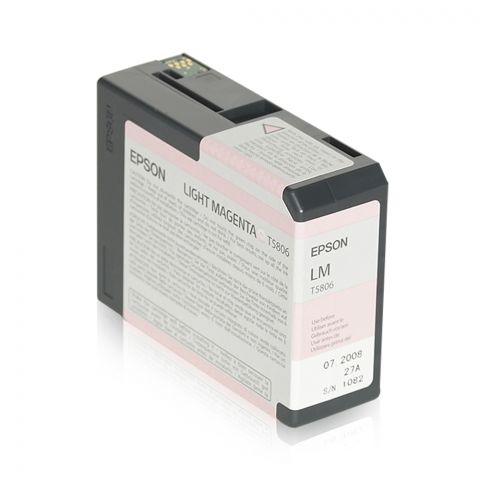 Epson Μελάνι Inkjet T5806 Light Magenta (C13T580600) (EPST580600)