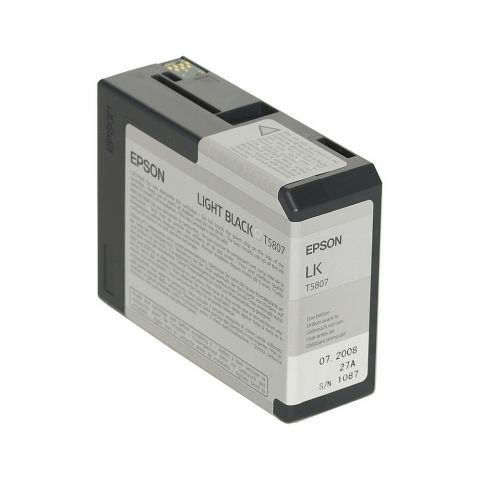 Epson Μελάνι Inkjet T5807 Light Black (C13T580700) (EPST580700)